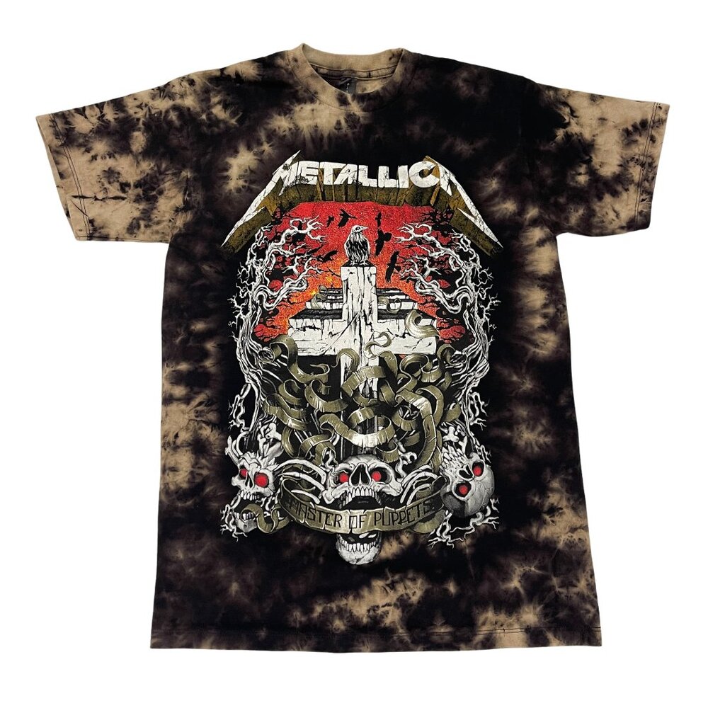 NEW Custom Metallica Master of Puppets Reverse Dye T-Shirt - Unisex Sizes